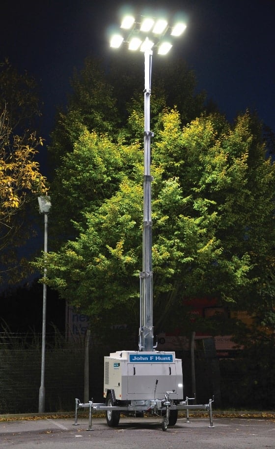 Tower Lights - LED Lighting Towers Hire | John F Hunt Power